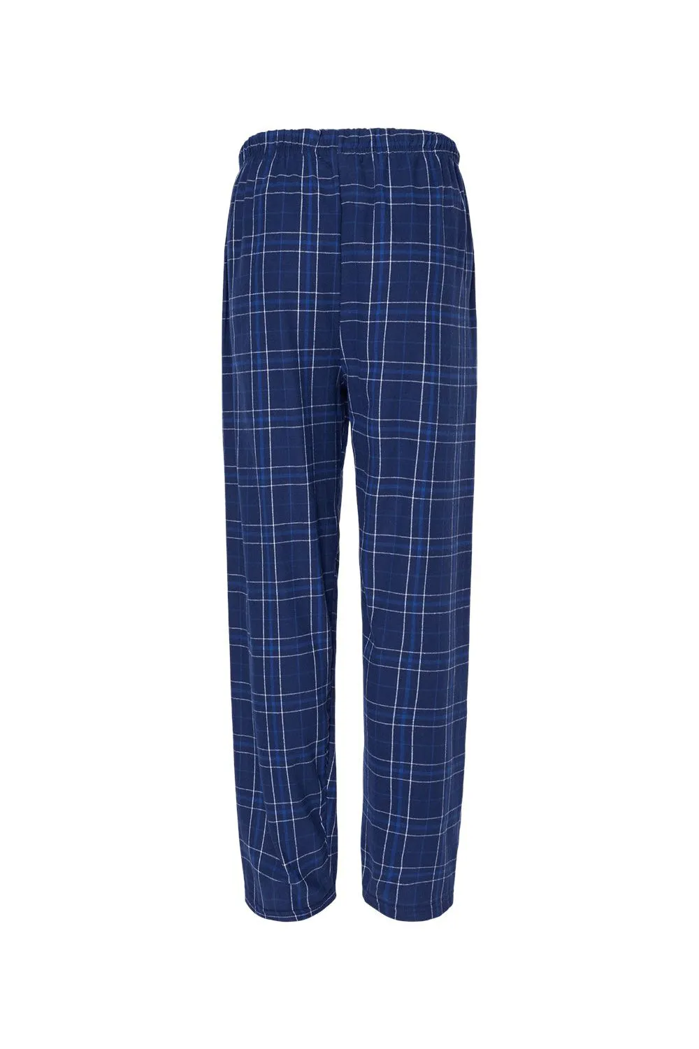 Boxercraft Mens Harley Flannel Pants w/ Pockets - Navy Blue Field Day Plaid