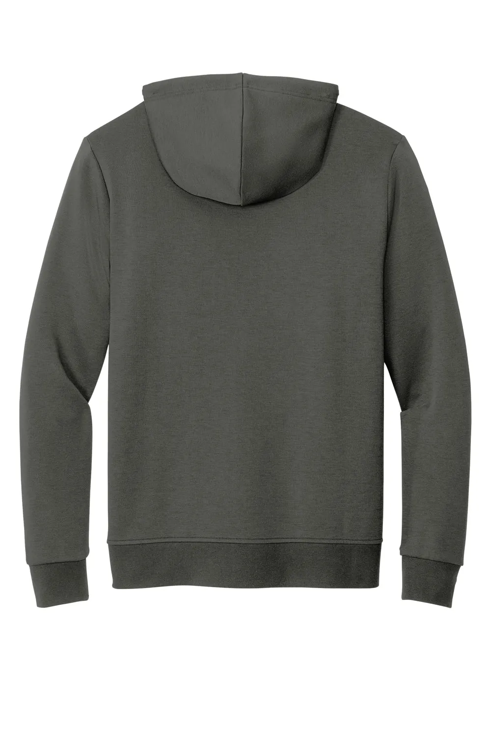 Brooks Brothers Mens Double Knit Full Zip Hooded Sweatshirt Hoodie w/ Pockets - Windsor Grey