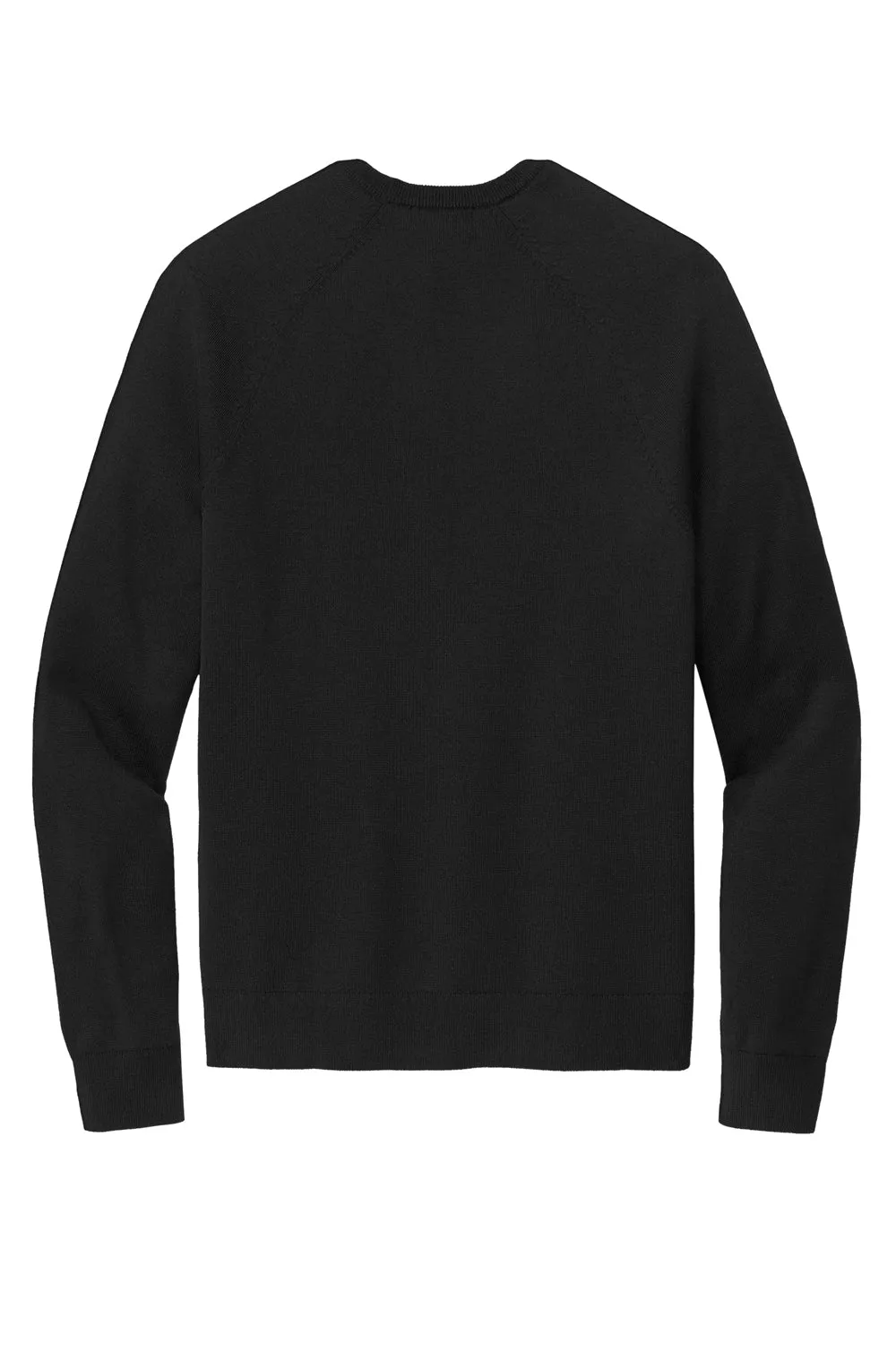 Brooks Brothers Mens Long Sleeve V-Neck Sweater - Deep Black