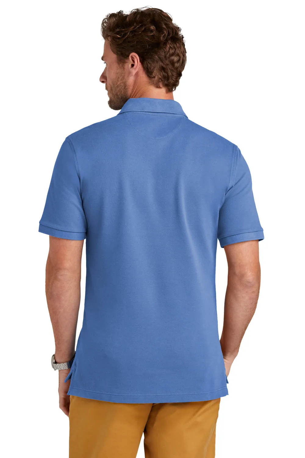 Brooks Brothers Mens Short Sleeve Polo Shirt - Charter Blue