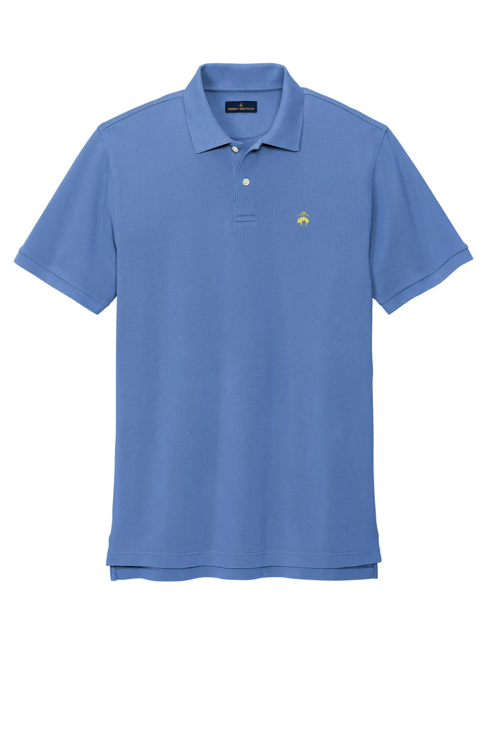 Brooks Brothers Mens Short Sleeve Polo Shirt - Charter Blue