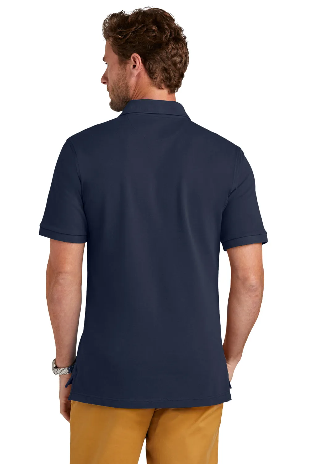 Brooks Brothers Mens Short Sleeve Polo Shirt - Navy Blue