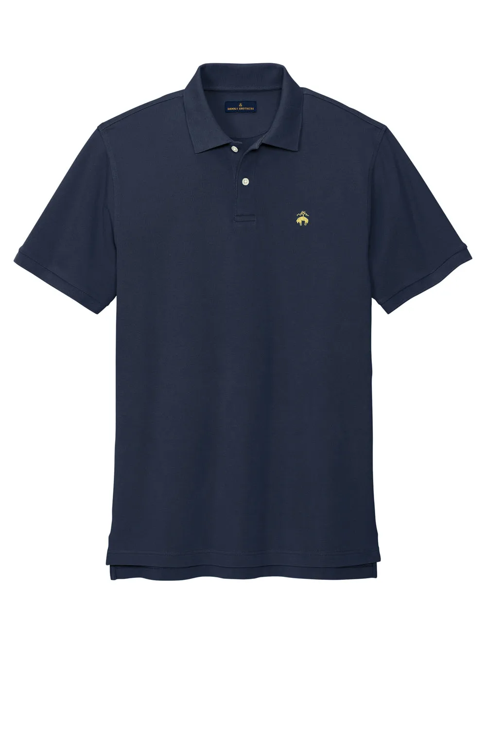 Brooks Brothers Mens Short Sleeve Polo Shirt - Navy Blue