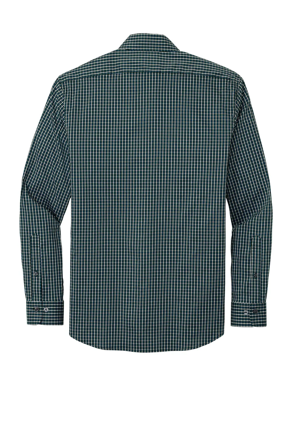 Brooks Brothers Mens Tech Stretch Long Sleeve Button Down Shirt - Dark Pine Green