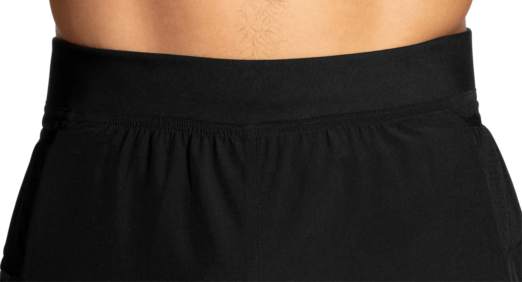 Brooks Sherpa 7 Inch Mens 2 In 1 Running Shorts - Black