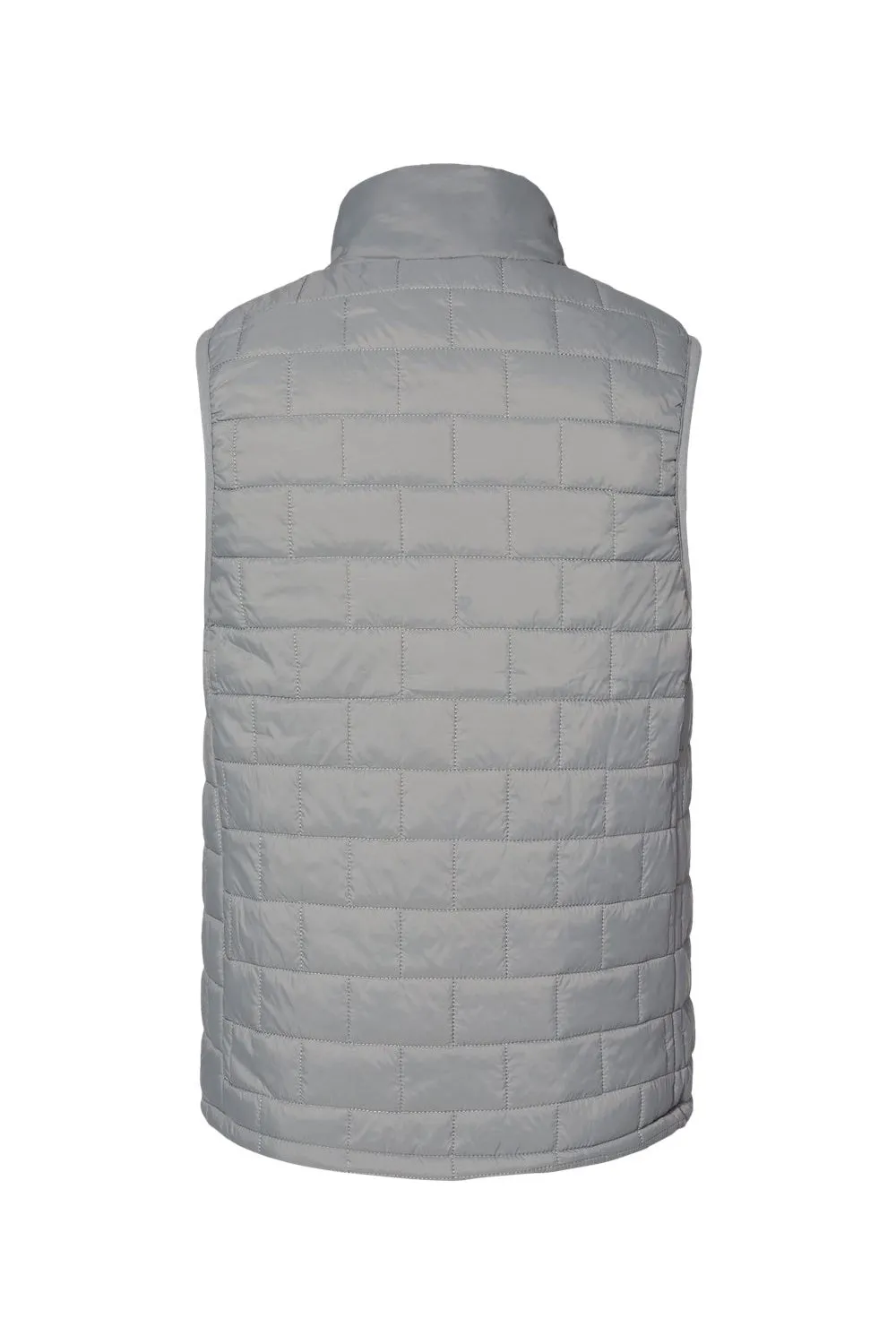 Burnside Mens Element Full Zip Puffer Vest - Steel Grey