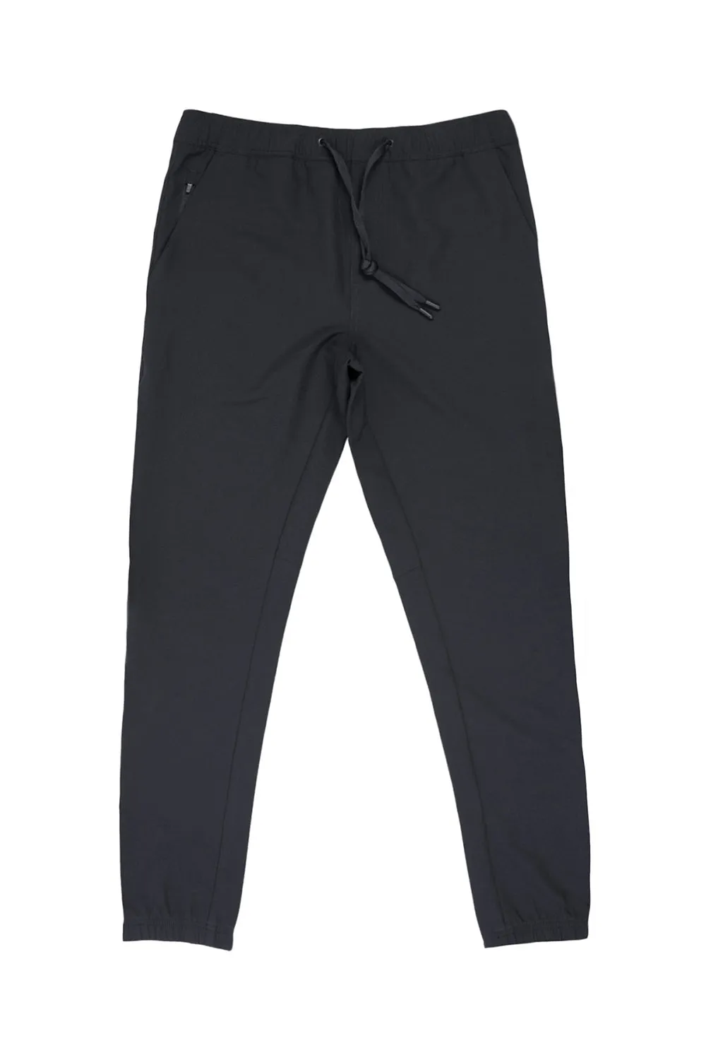 Burnside Mens Perfect Jogger Sweatpants w/ Zipper Pocket - Steel Grey - Closeout