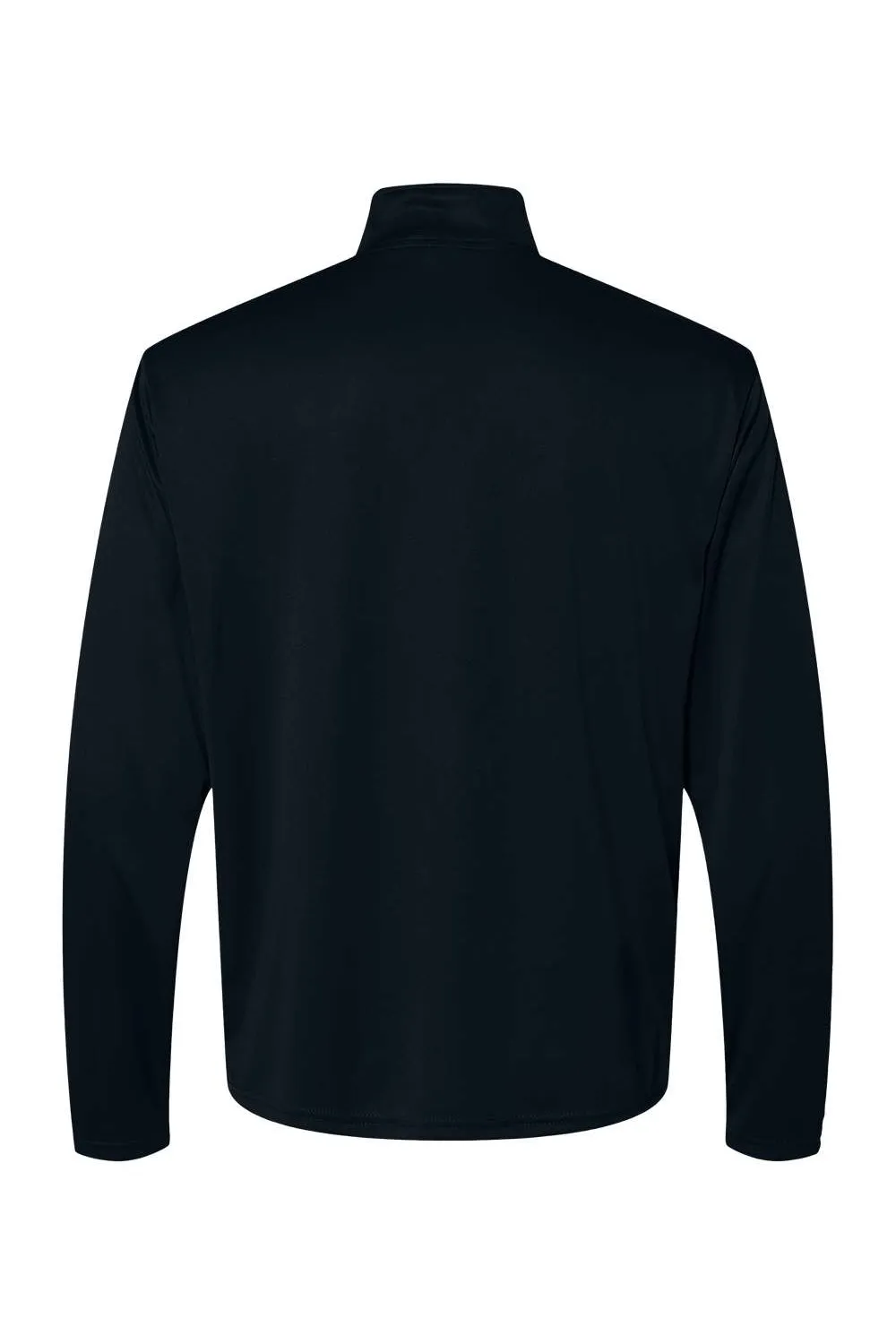 C2 Sport Mens Moisture Wicking 1/4 Zip Sweatshirt - Black