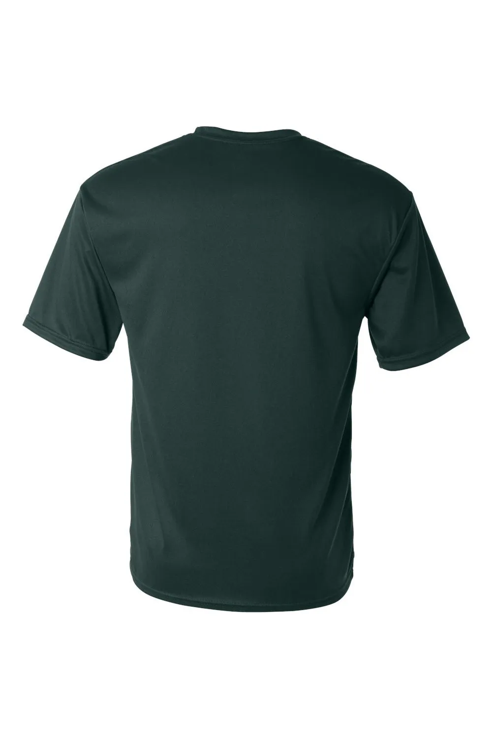 C2 Sport Mens Performance Moisture Wicking Short Sleeve Crewneck T-Shirt - Forest Green