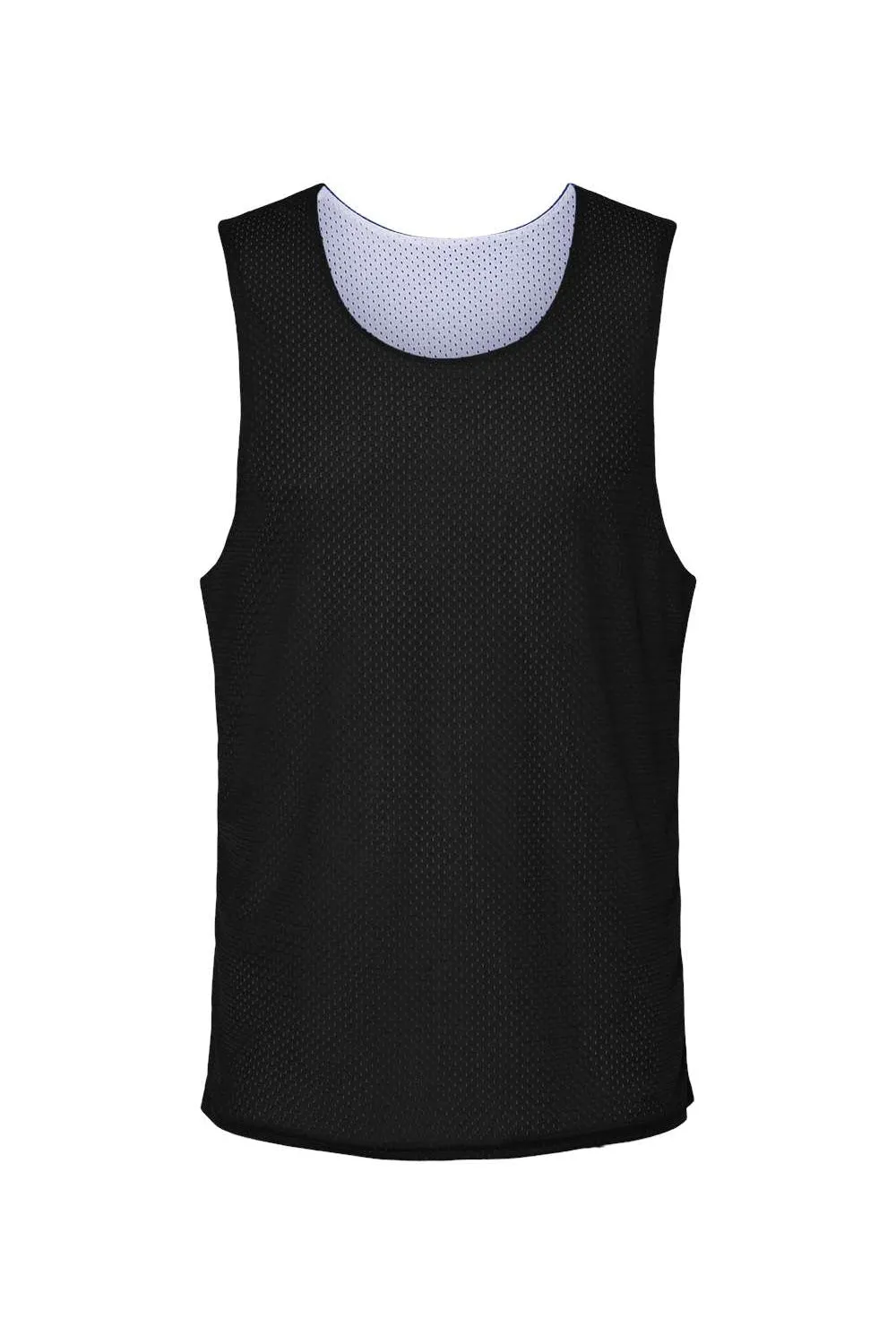 C2 Sport Mens Reversible Mesh Tank Top - Black/White