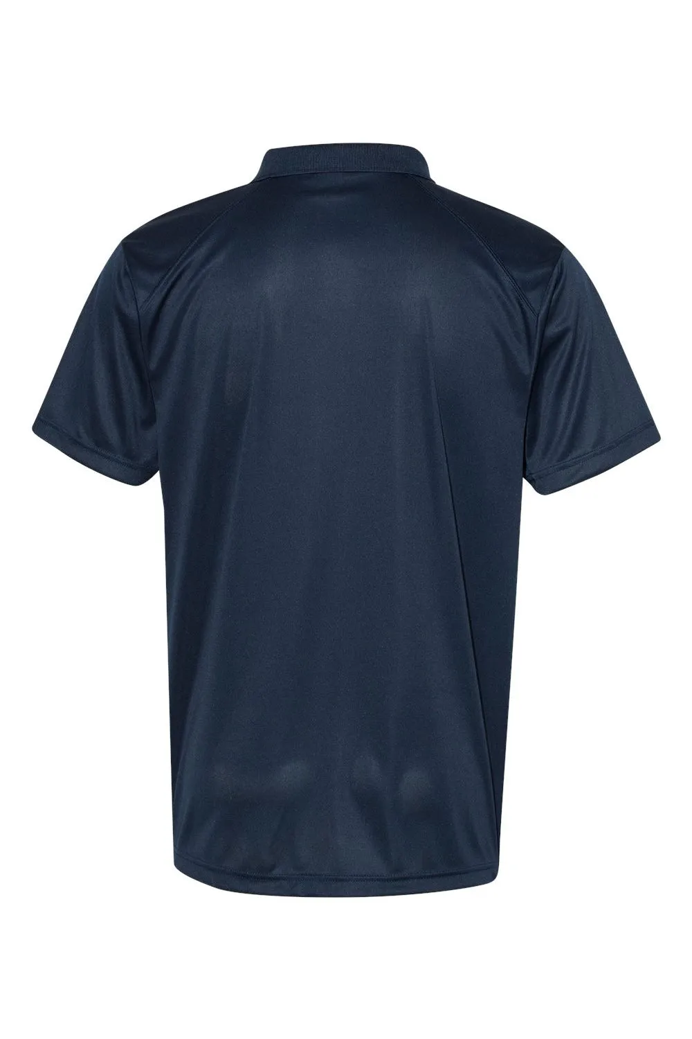 C2 Sport Mens Utility Moisture Wicking Short Sleeve Polo Shirt - Navy Blue