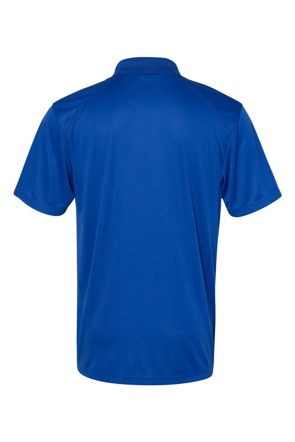 C2 Sport Mens Utility Moisture Wicking Short Sleeve Polo Shirt - Royal Blue