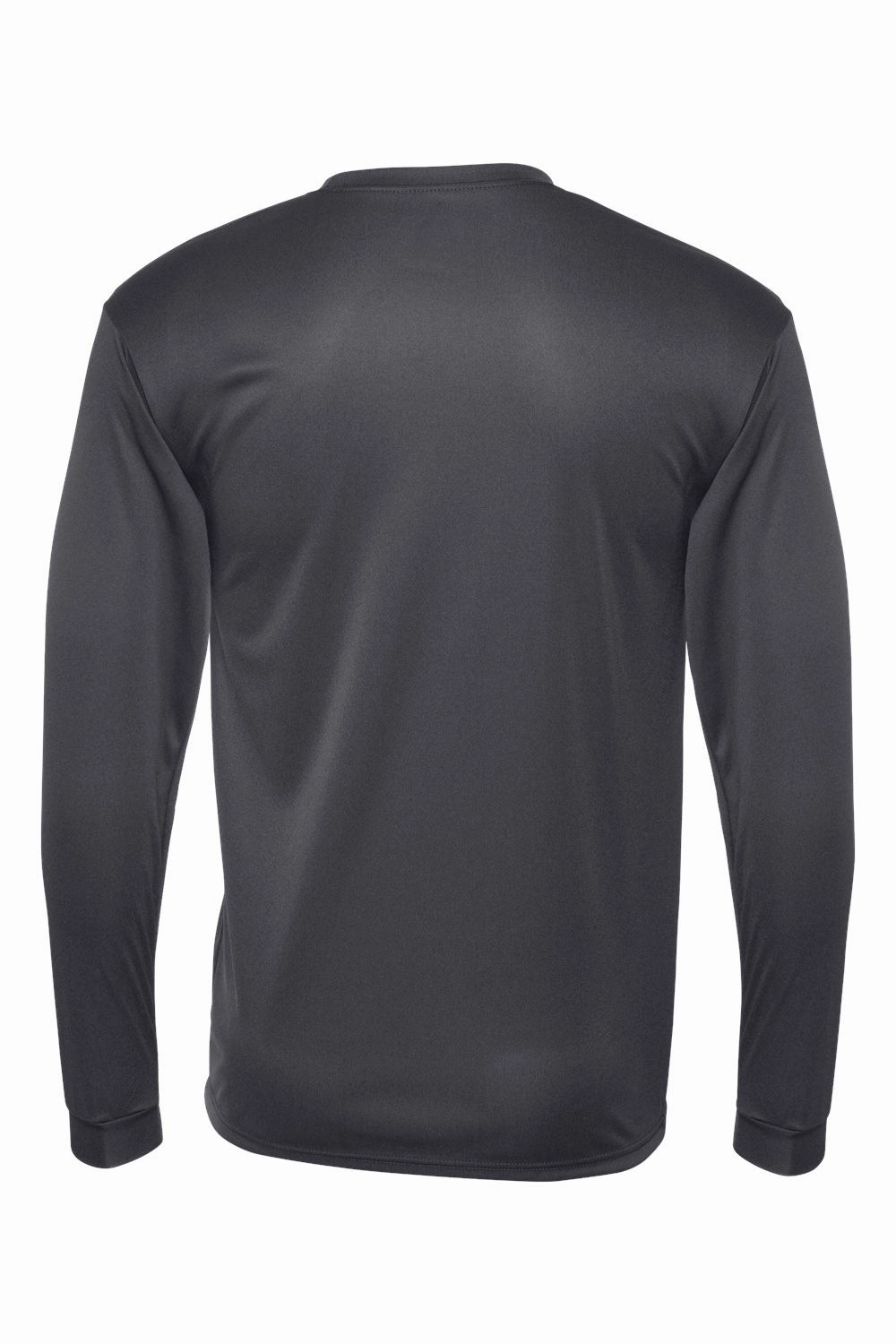 C2 Sport Mens Performance Moisture Wicking Long Sleeve Crewneck T-Shirt - Graphite Grey