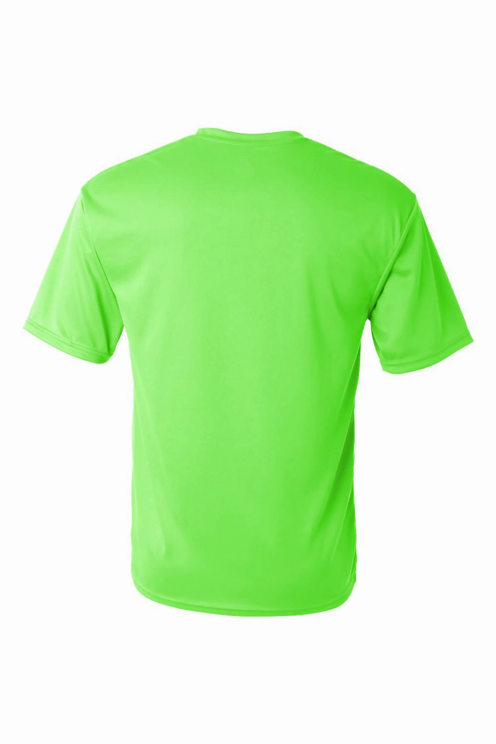 C2 Sport Mens Performance Moisture Wicking Short Sleeve Crewneck T-Shirt - Lime Green
