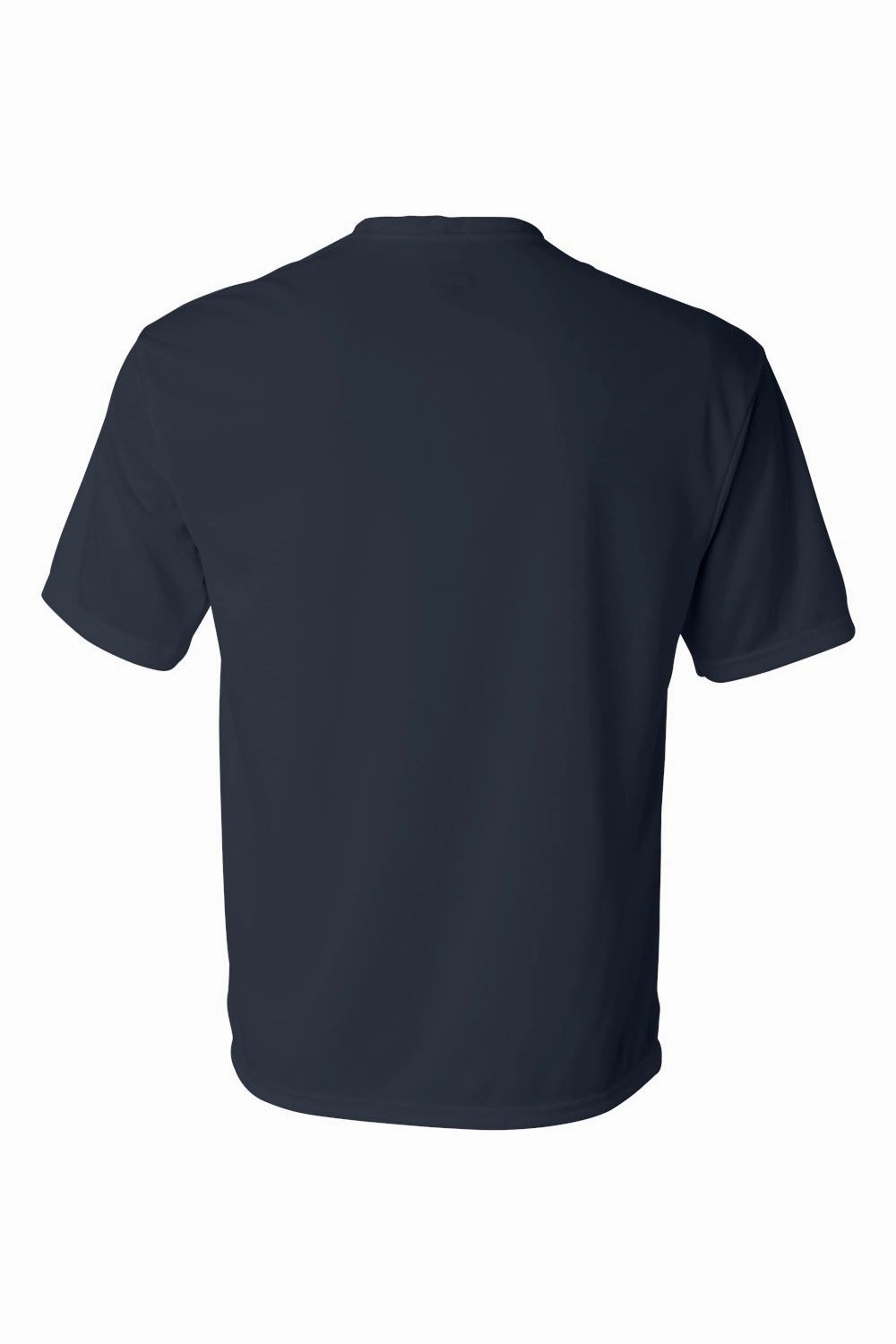 C2 Sport Mens Performance Moisture Wicking Short Sleeve Crewneck T-Shirt - Navy Blue