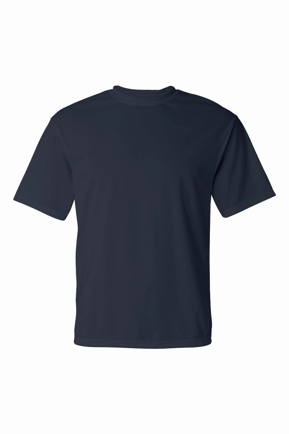 C2 Sport Mens Performance Moisture Wicking Short Sleeve Crewneck T-Shirt - Navy Blue