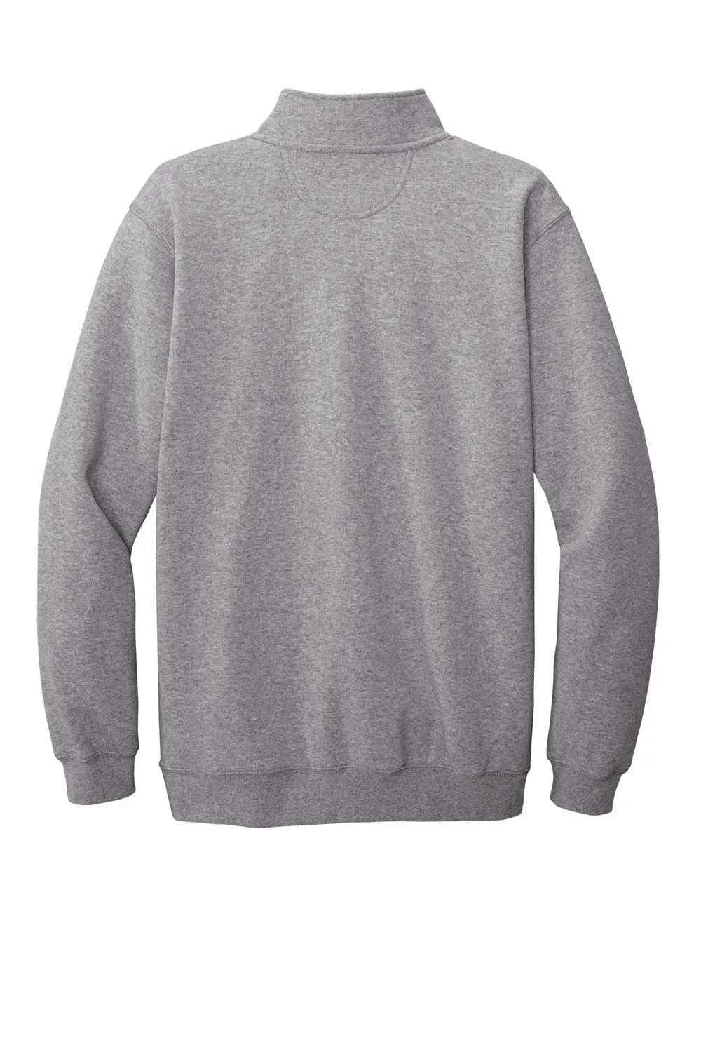 Carhartt Mens 1/4 Zip Sweatshirt w/ Pouch Pocket - Heather Grey