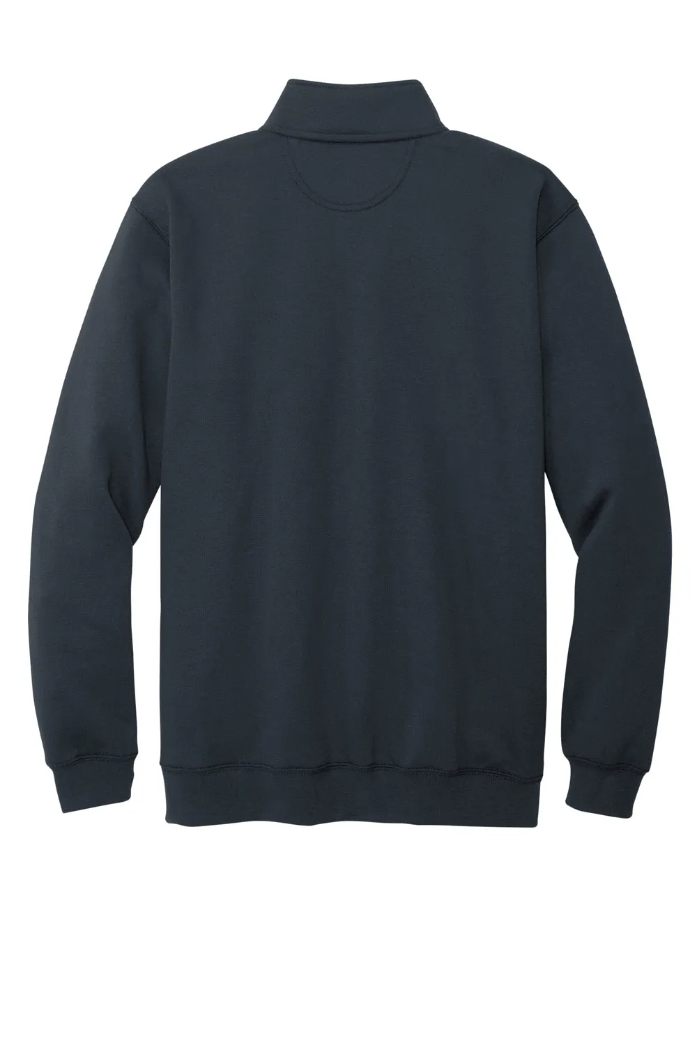 Carhartt Mens 1/4 Zip Sweatshirt w/ Pouch Pocket - New Navy Blue