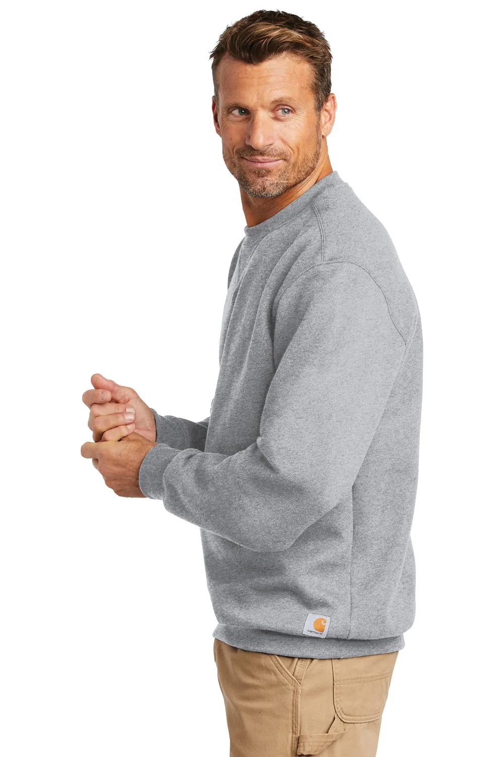 Carhartt Mens Crewneck Sweatshirt - Heather Grey