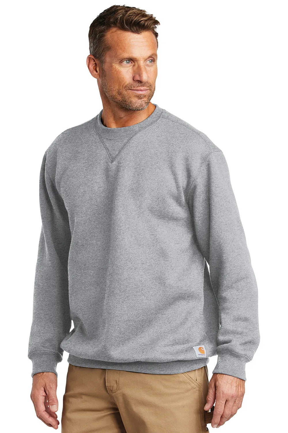 Carhartt Mens Crewneck Sweatshirt - Heather Grey