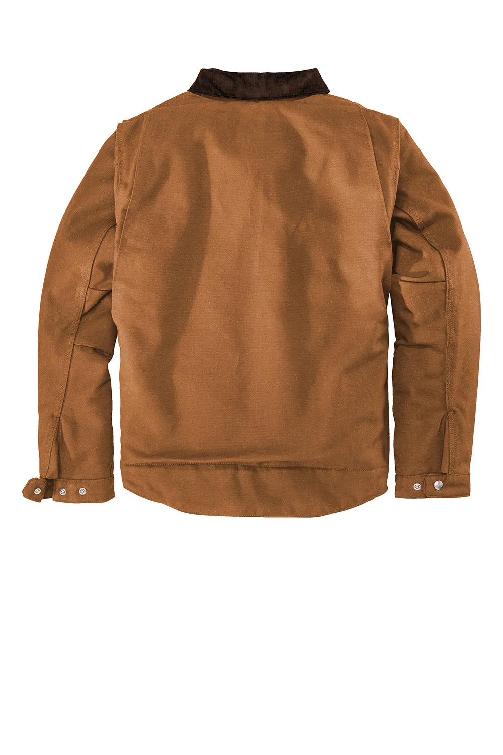 Carhartt Mens Detroit Duck Wind & Water Resistant Full Zip Jacket - Carhartt Brown