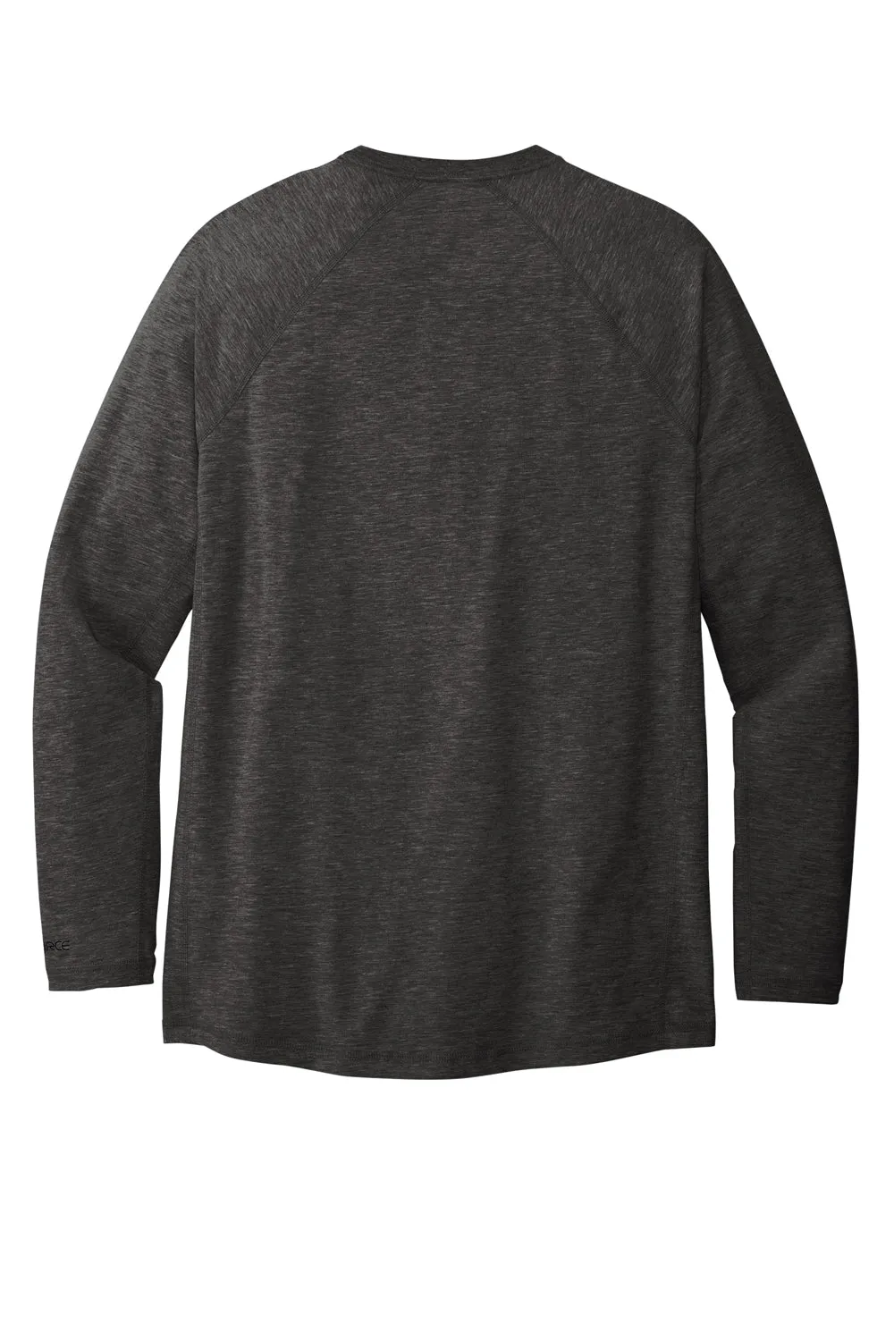 Carhartt Mens Force Moisture Wicking Long Sleeve Crewneck T-Shirt w/ Pocket - Heather Carbon Grey