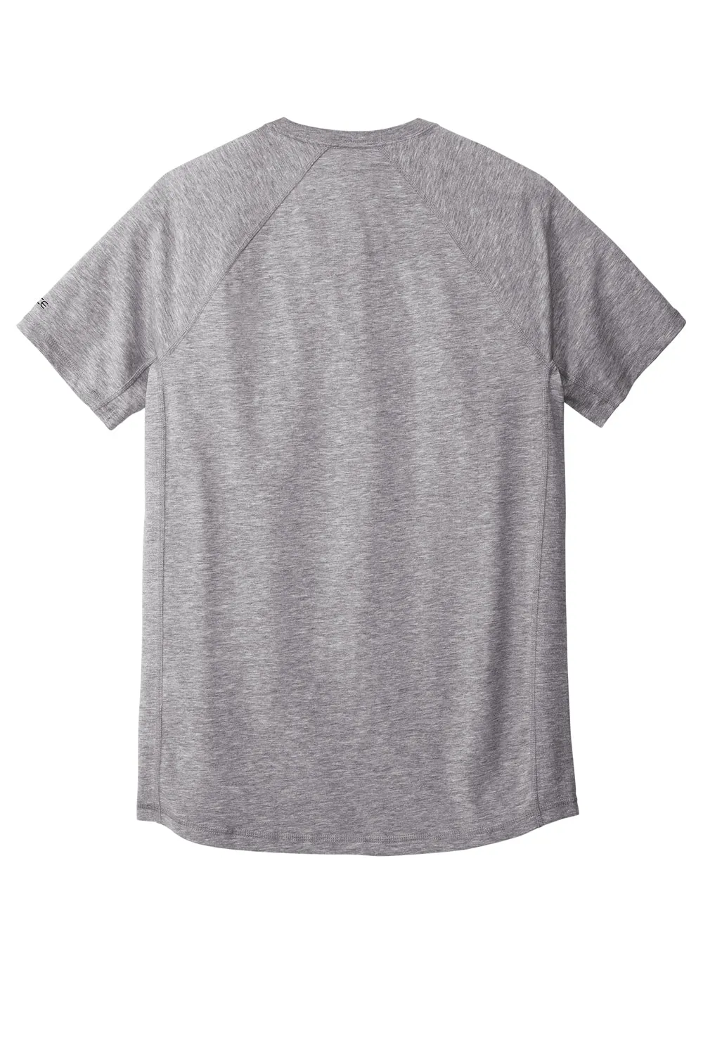 Carhartt Mens Force Moisture Wicking Short Sleeve Crewneck T-Shirt w/ Pocket - Heather Grey