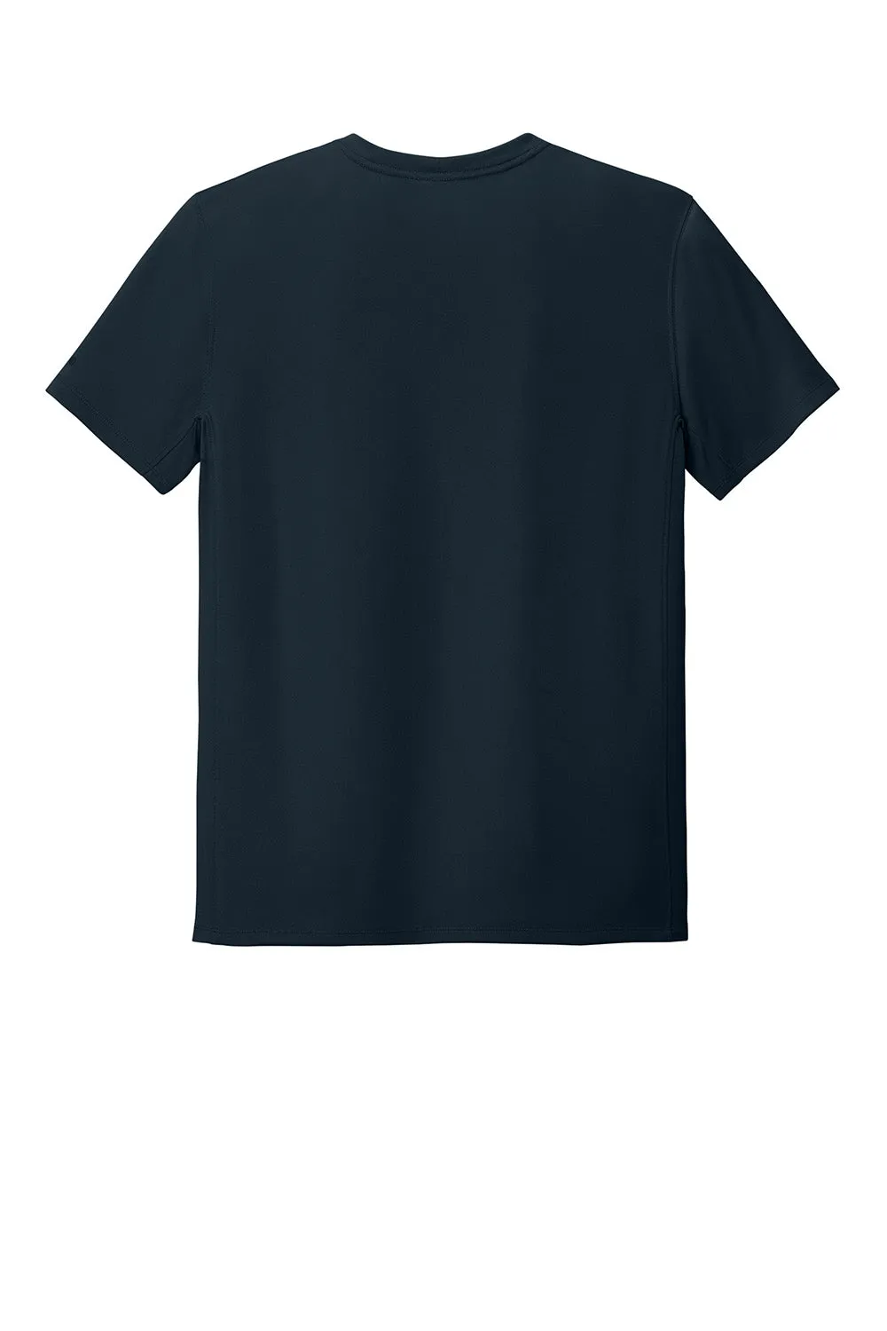 Carhartt Mens Force Sun Defender Moisture Wicking Short Sleeve Crewneck T-Shirt - Navy Blue