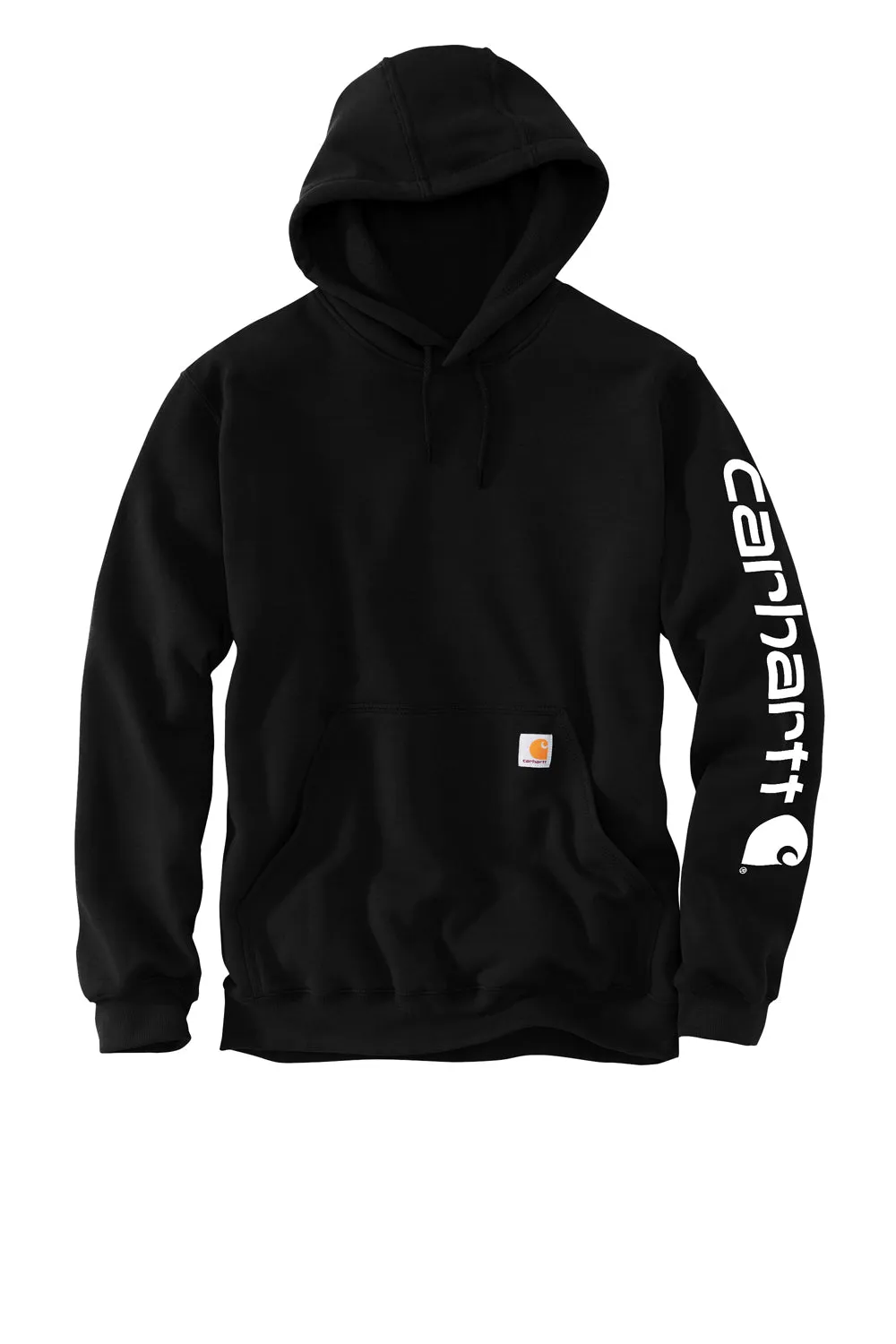 Carhartt Mens Hooded Sweatshirt Hoodie w/ Pouch Pocket - Black
