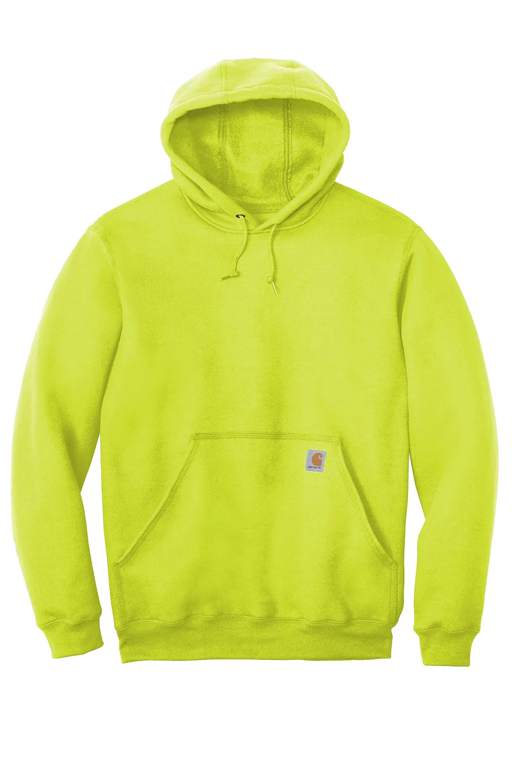 Carhartt Mens Hooded Sweatshirt Hoodie w/ Pouch Pocket - Brite Lime Green
