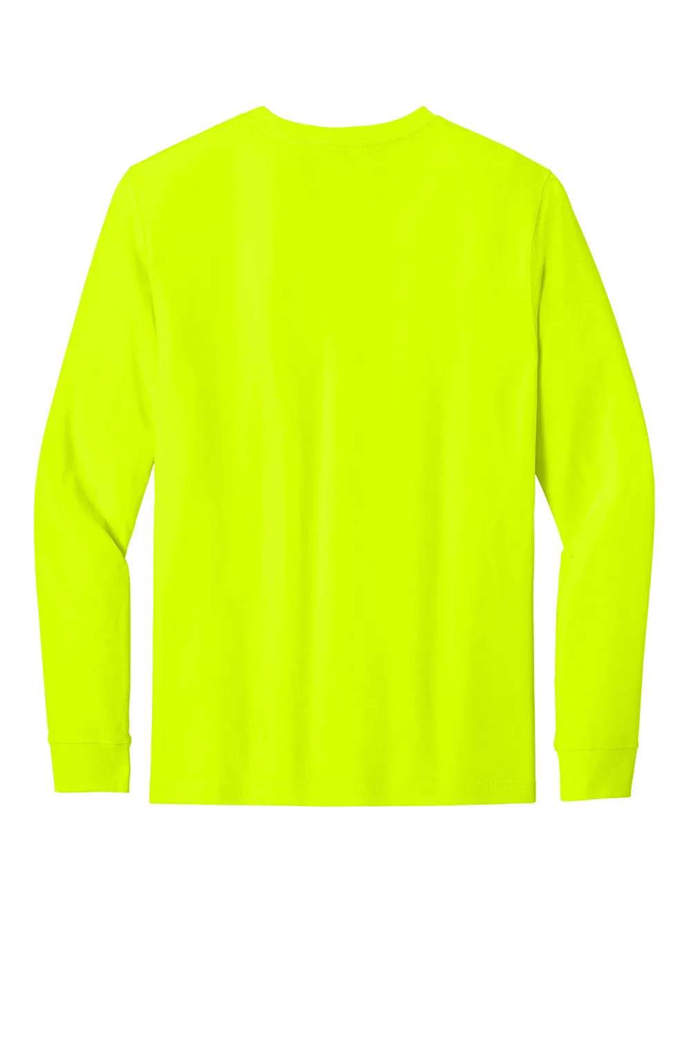 Carhartt Mens Long Sleeve Crewneck T-Shirt - Brite Lime Green