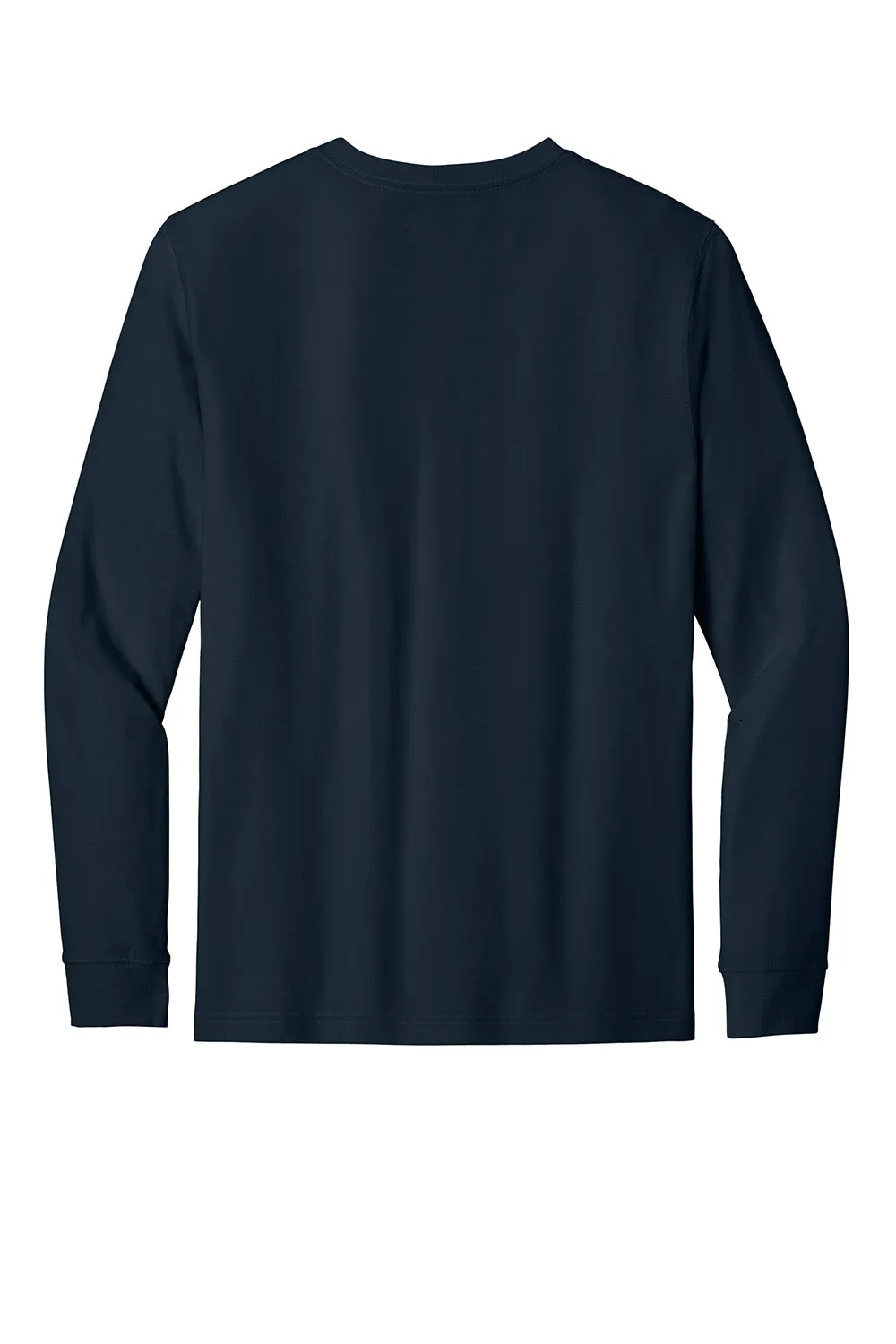 Carhartt Mens Long Sleeve Crewneck T-Shirt - Navy Blue