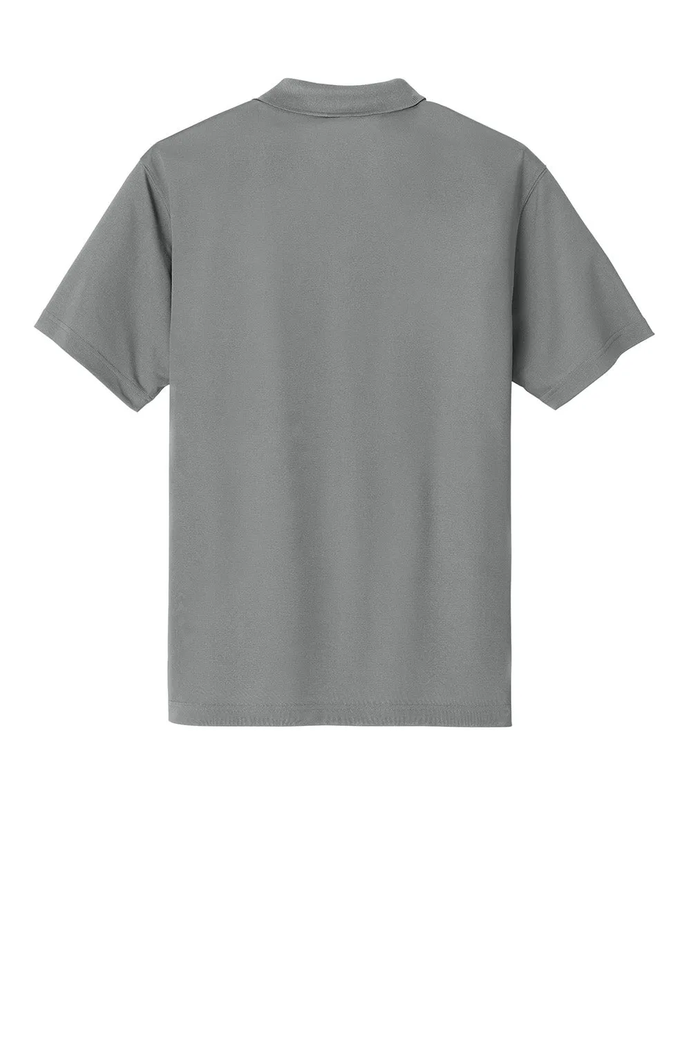 Carhartt Mens Moisture Wicking Short Sleeve Polo Shirt w/ Pocket - Asphalt Grey