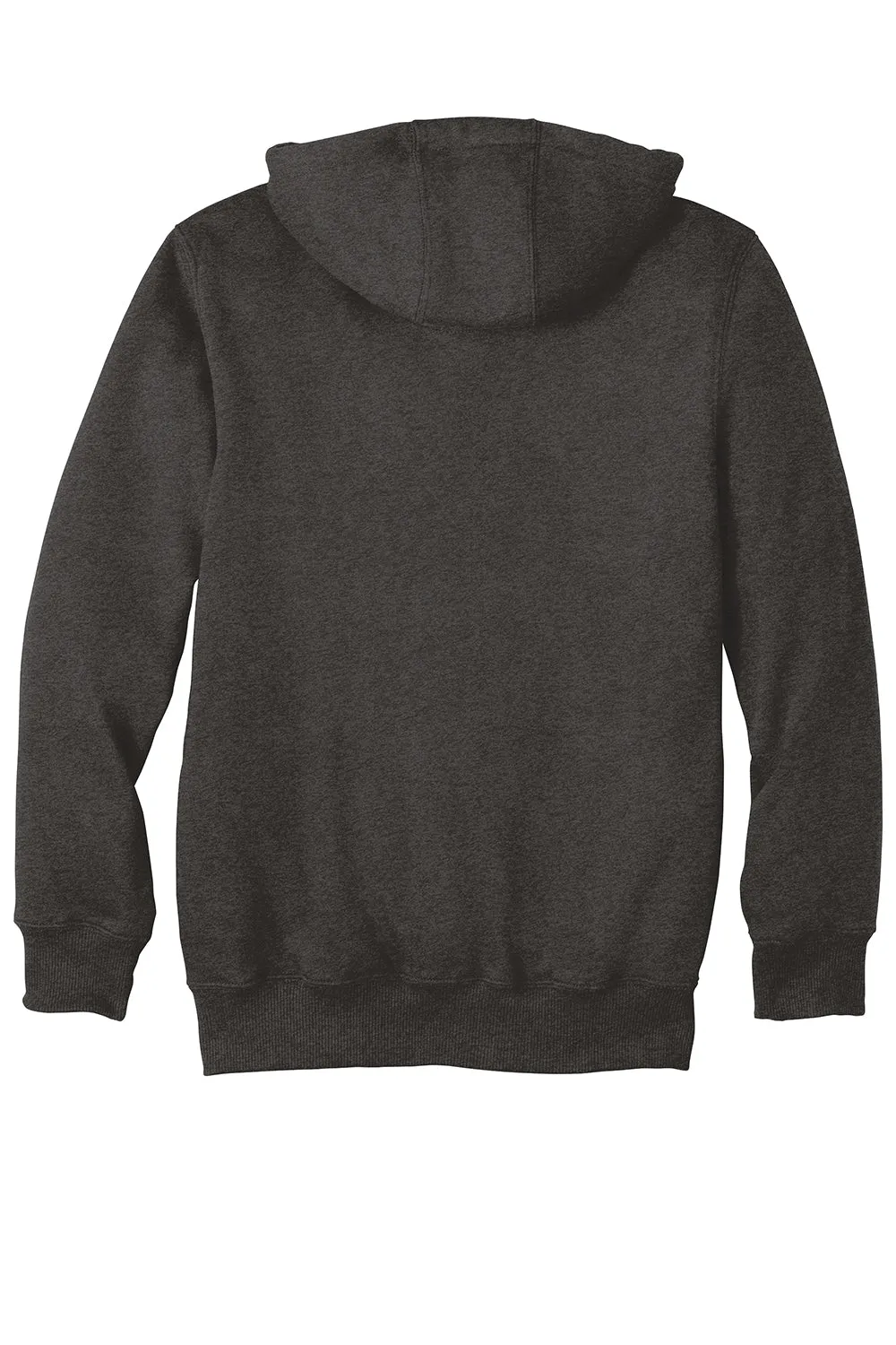 Carhartt Mens Paxton Rain Defender Water Resistant Full Zip Hooded Sweatshirt Hoodie w/ Pockets - Heather Carbon Grey