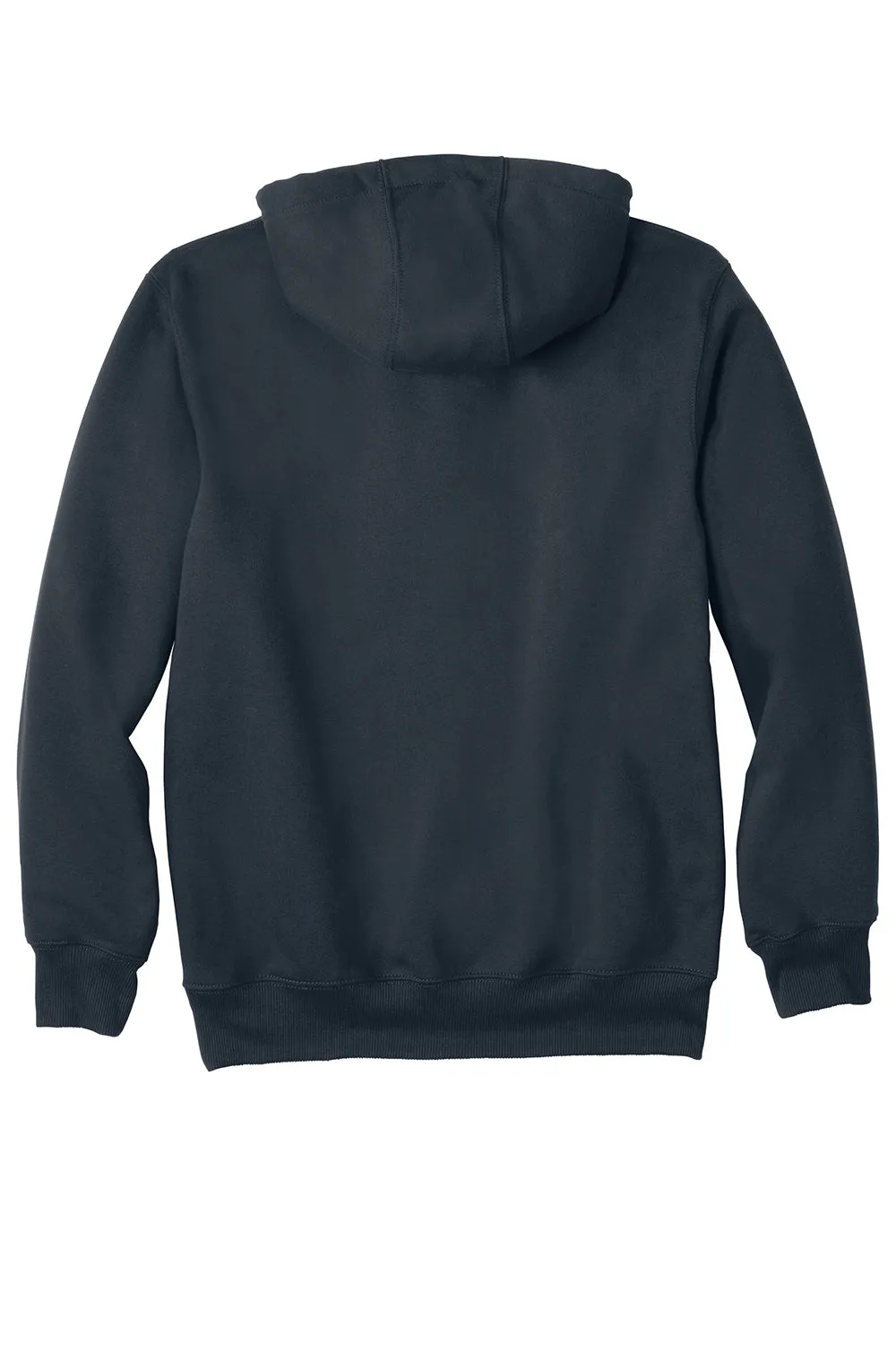 Carhartt Mens Paxton Rain Defender Water Resistant Hooded Sweatshirt Hoodie w/ Pouch Pocket - Navy Blue