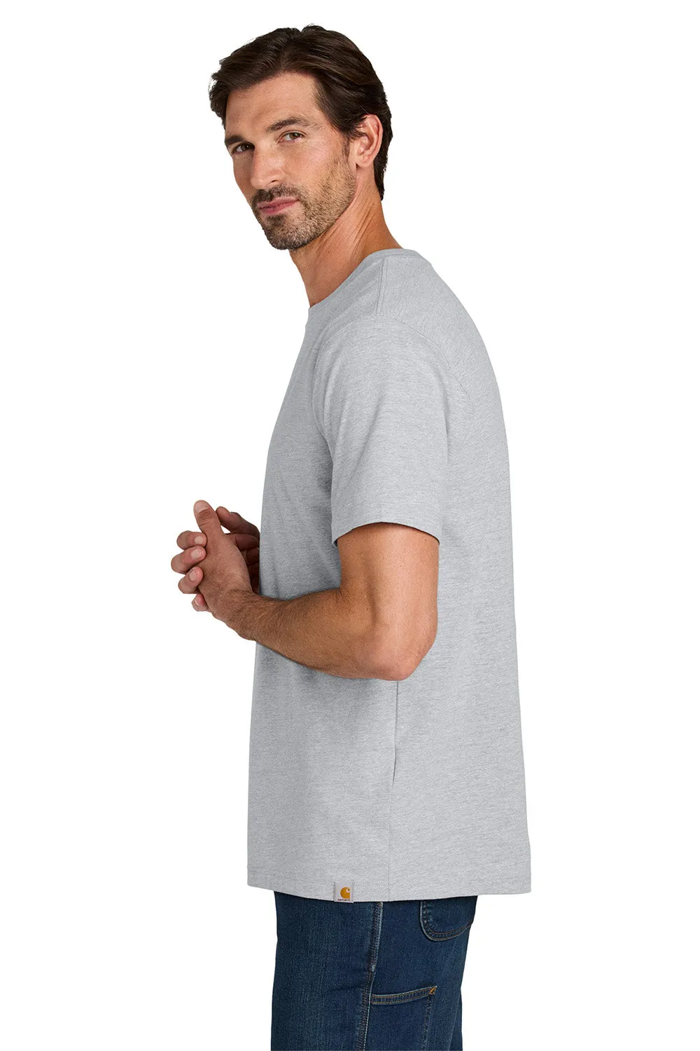 Carhartt Mens Short Sleeve Crewneck T-Shirt - Heather Grey