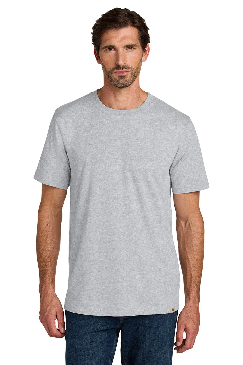 Carhartt Mens Short Sleeve Crewneck T-Shirt - Heather Grey