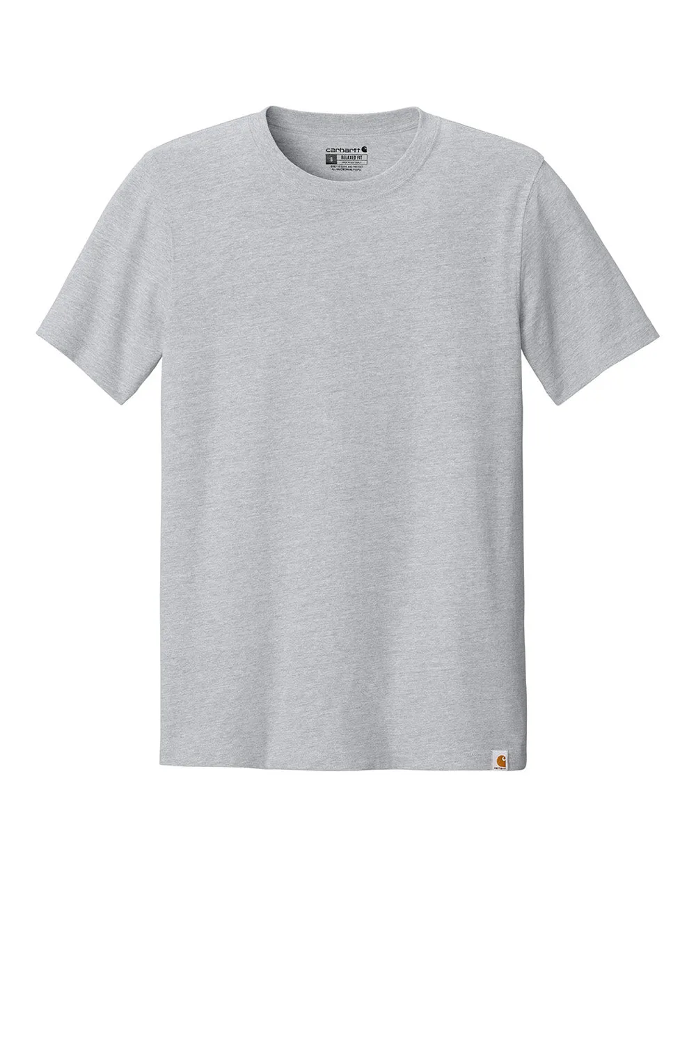 Carhartt Mens Short Sleeve Crewneck T-Shirt - Heather Grey