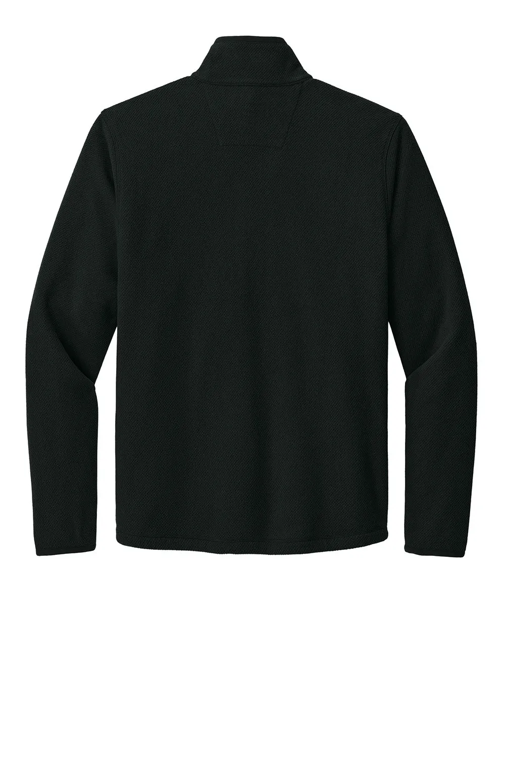 Carhartt Mens Textured Fleece 1/4 Zip Jacket - Black