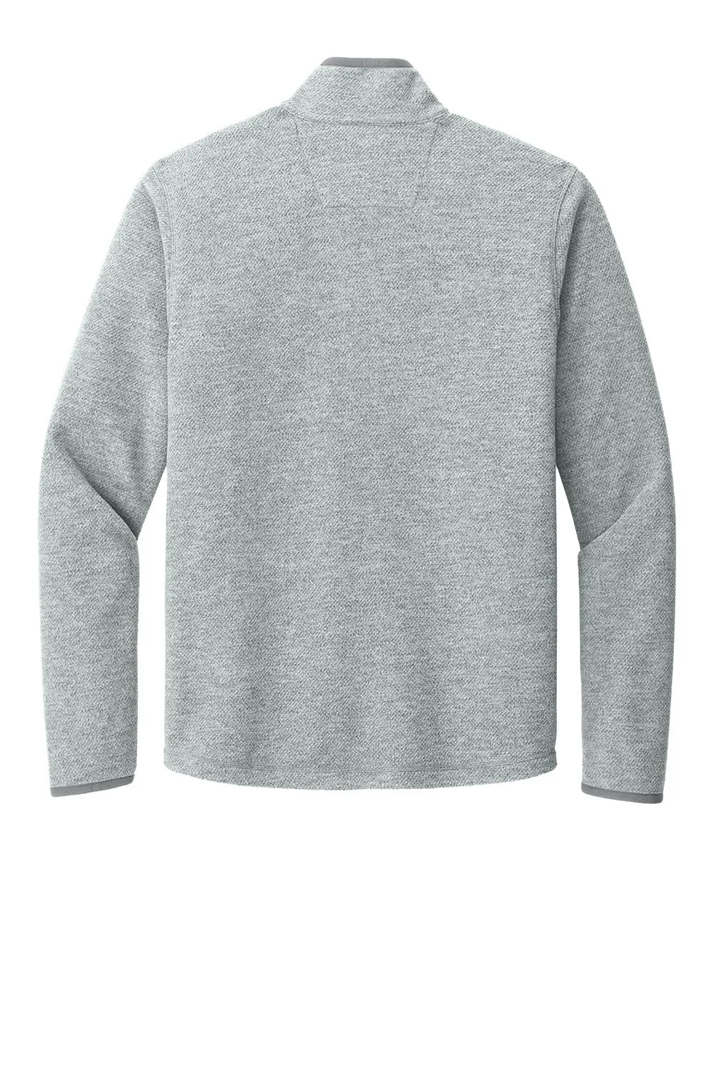 Carhartt Mens Textured Fleece 1/4 Zip Jacket - Heather Grey