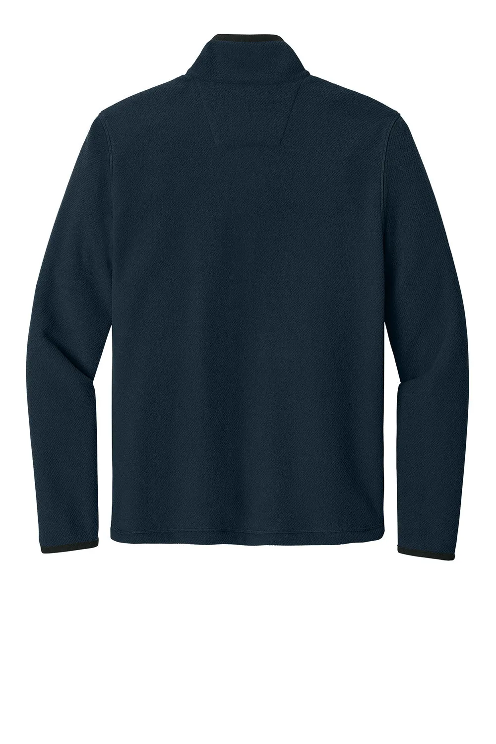 Carhartt Mens Textured Fleece Full Zip Jacket - Navy Blue