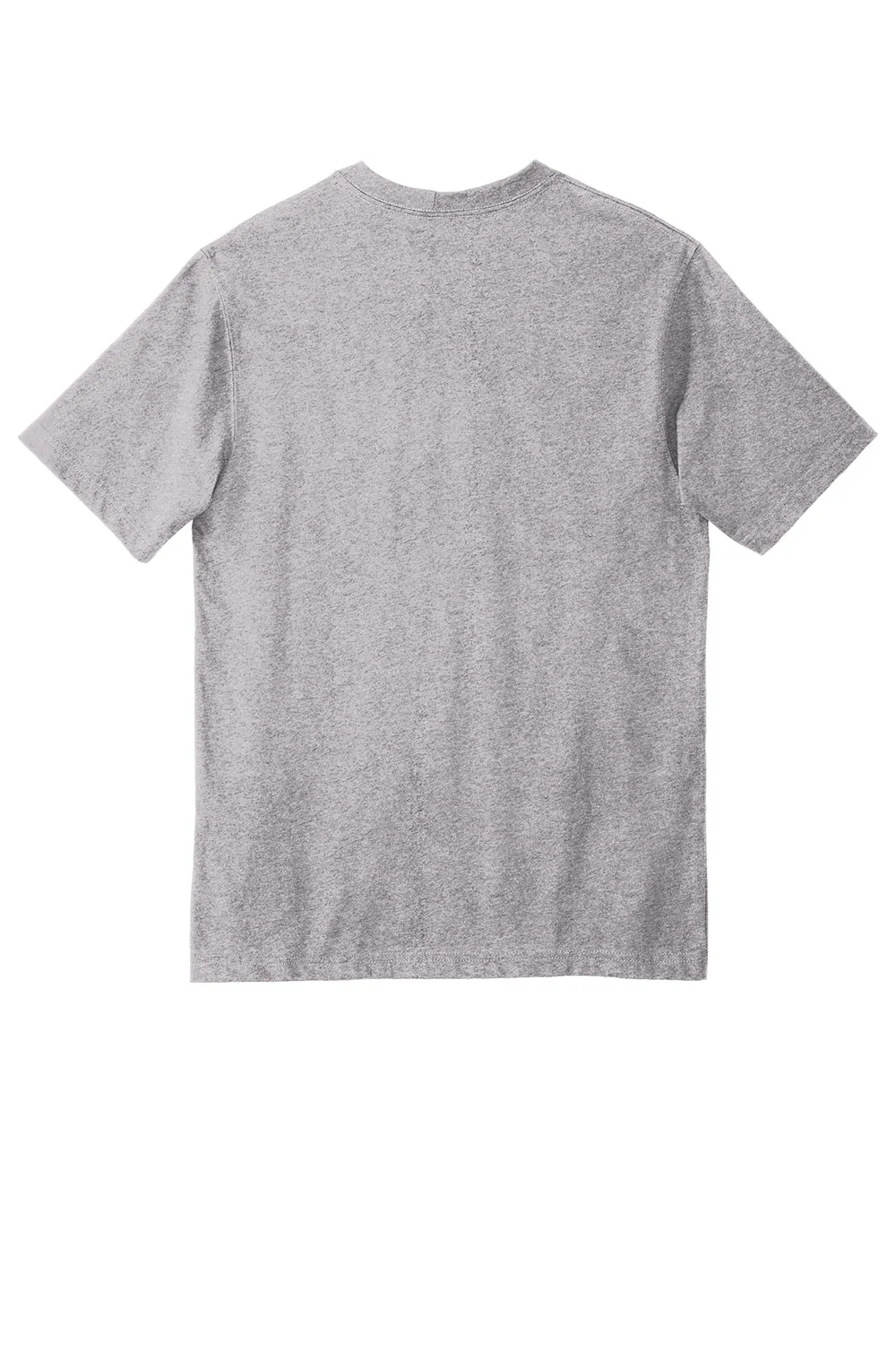 Carhartt Mens Workwear Short Sleeve Crewneck T-Shirt w/ Pocket - Heather Grey