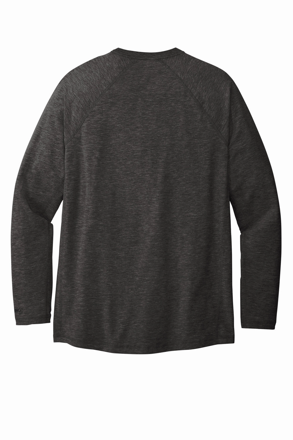 Carhartt Mens Force Moisture Wicking Long Sleeve Crewneck T-Shirt w/ Pocket - Heather Carbon Grey