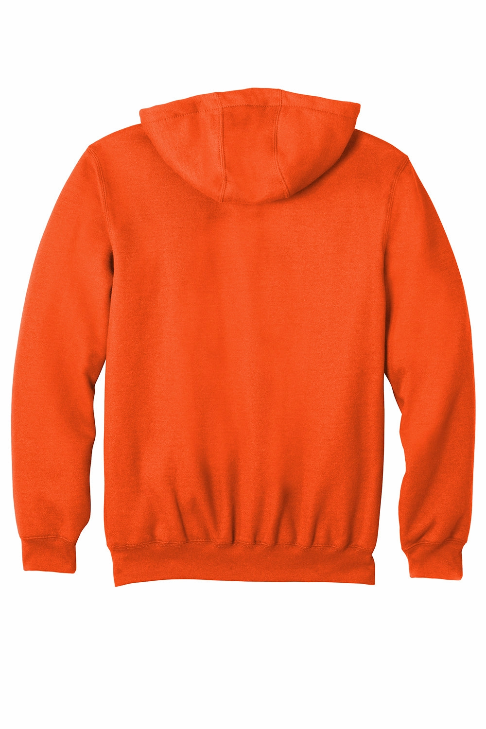 Carhartt Mens Full Zip Hooded Sweatshirt Hoodie w/ Pockets - Brite Orange