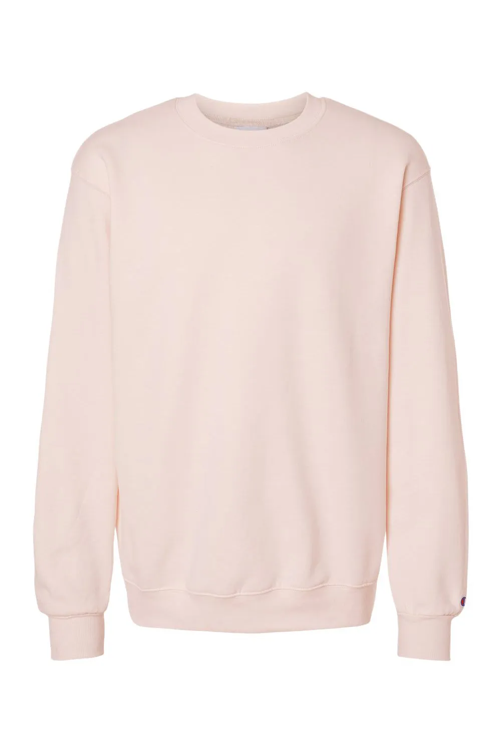 Champion Mens Double Dry Eco Moisture Wicking Fleece Crewneck Sweatshirt - Body Blush Pink