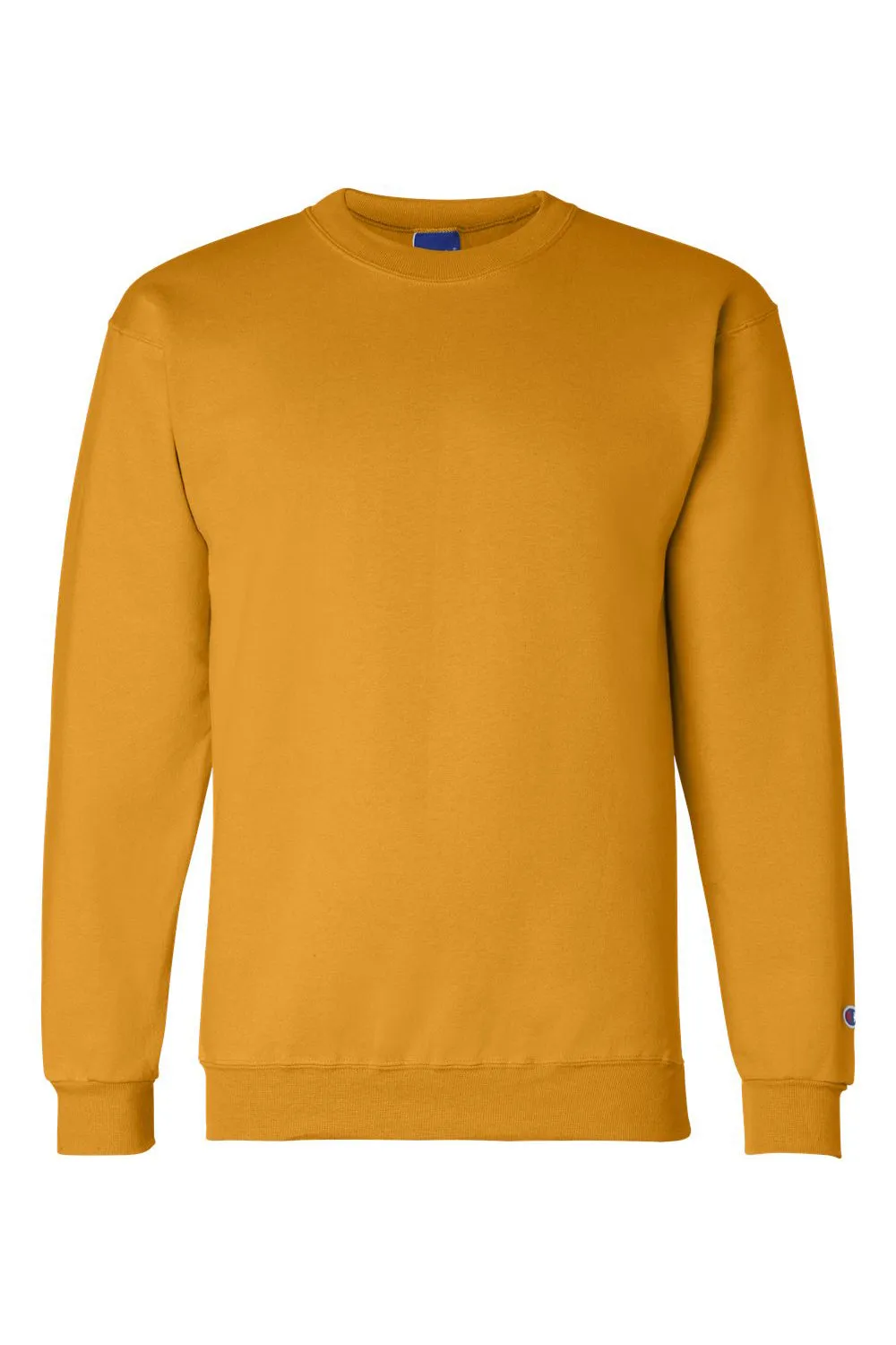 Champion Mens Double Dry Eco Moisture Wicking Fleece Crewneck Sweatshirt - Gold