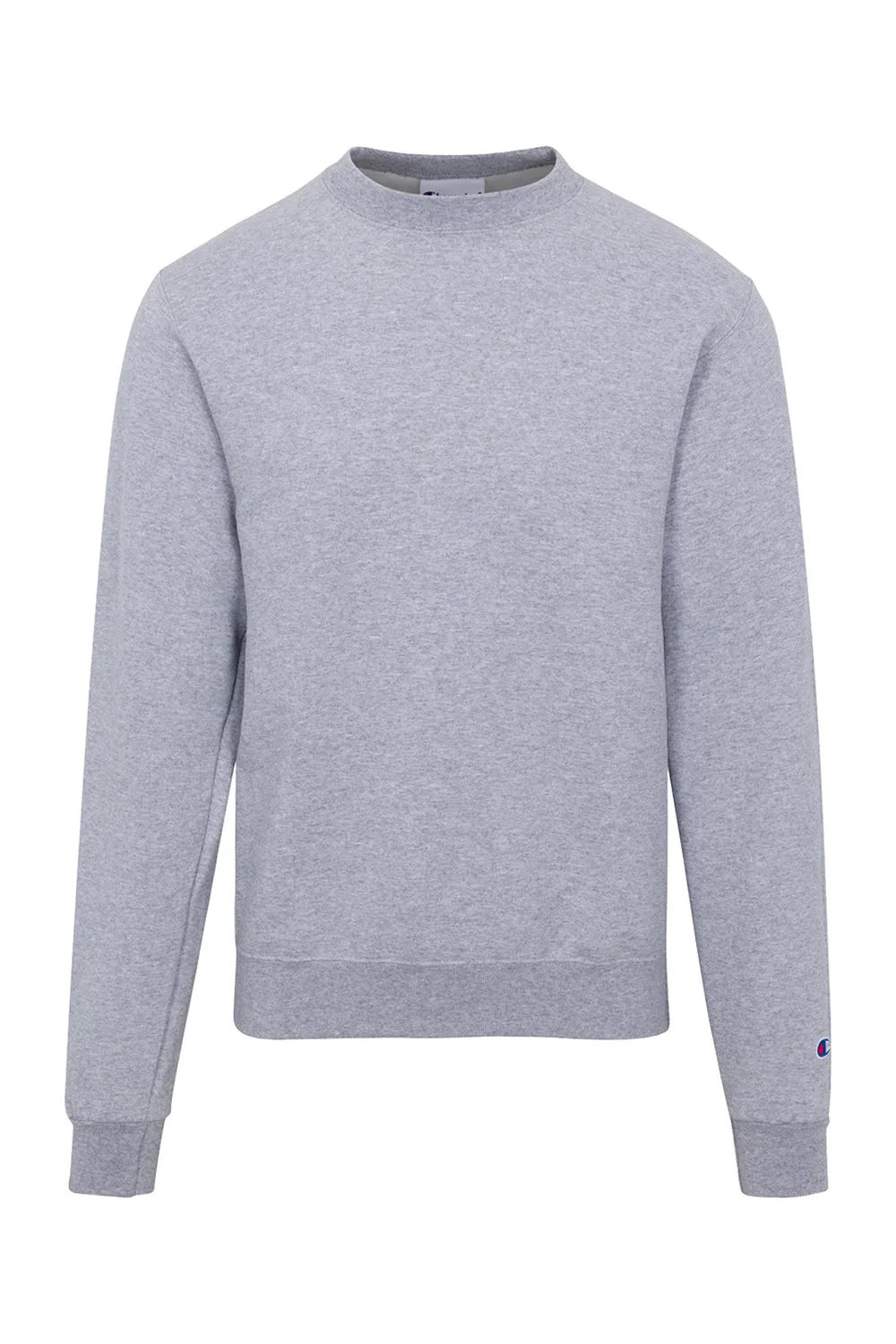 Champion Mens Double Dry Eco Moisture Wicking Fleece Crewneck Sweatshirt - Light Steel Grey