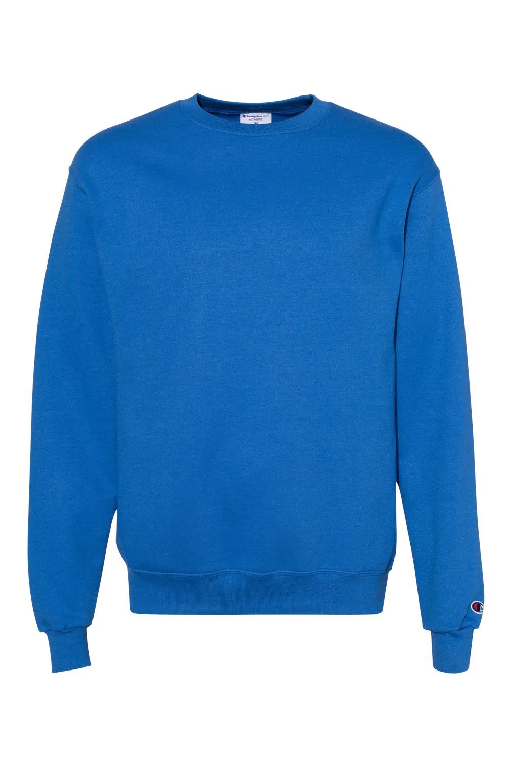 Champion Mens Double Dry Eco Moisture Wicking Fleece Crewneck Sweatshirt - Royal Blue