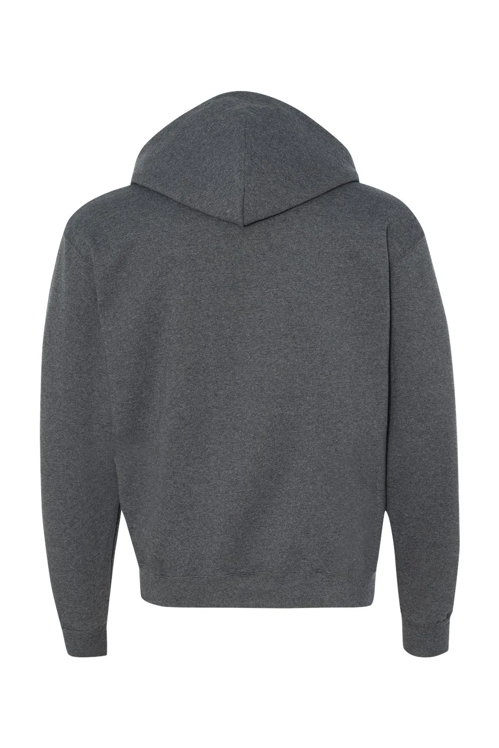 Champion Mens Double Dry Eco Moisture Wicking Fleece Full Zip Hooded Sweatshirt Hoodie w/ Pockets - Heather Charcoal Grey