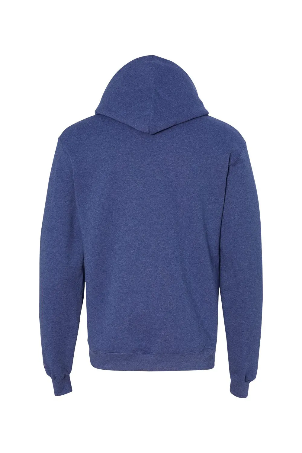 Champion Mens Double Dry Eco Moisture Wicking Fleece Hooded Sweatshirt Hoodie w/ Pouch Pocket - Heather Royal Blue